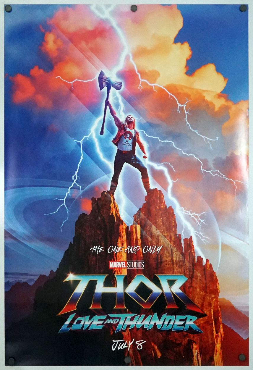 Thor: Love and Thunder (2022) original theatrical movie poster - Advance Style A