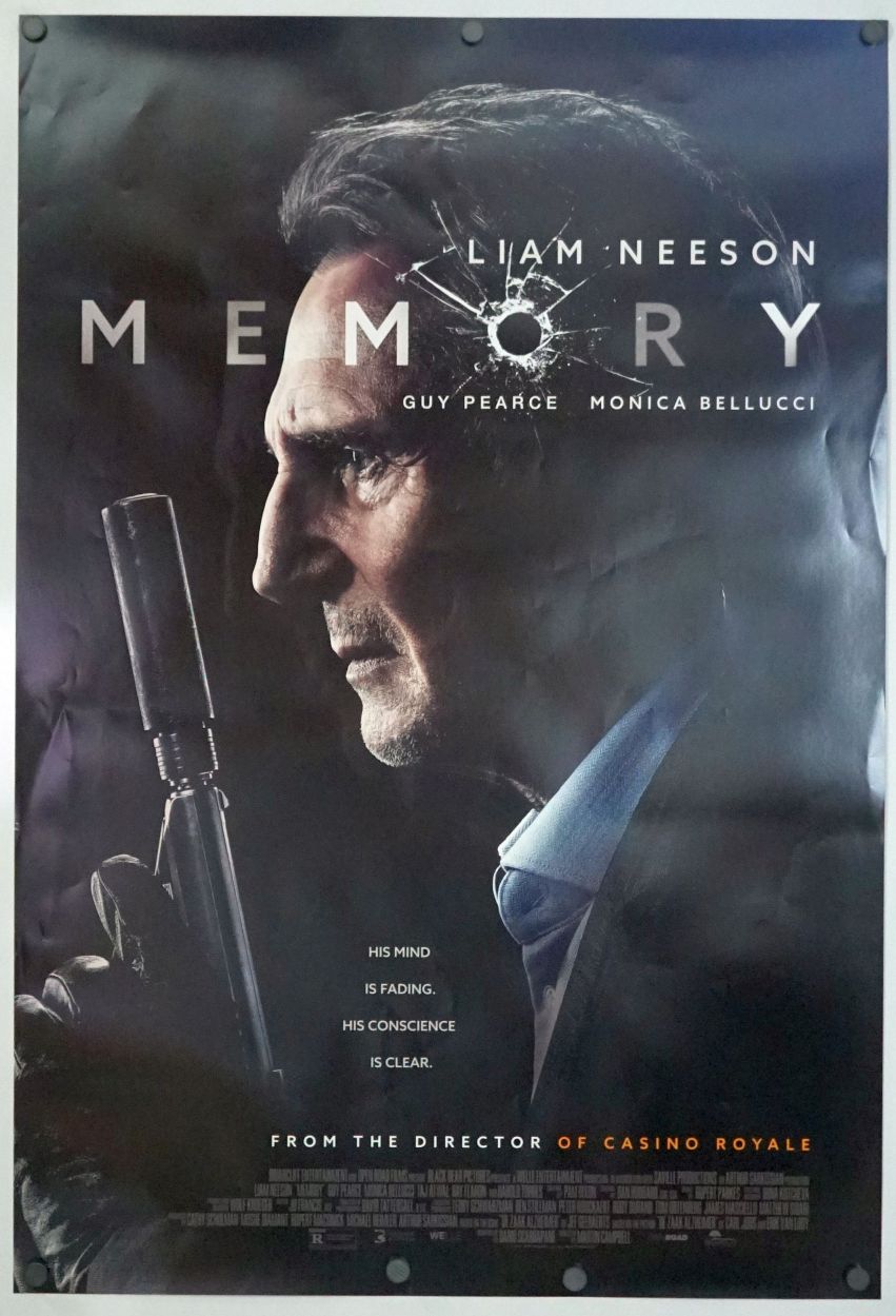 Memory (2022) original theatrical movie poster - Final