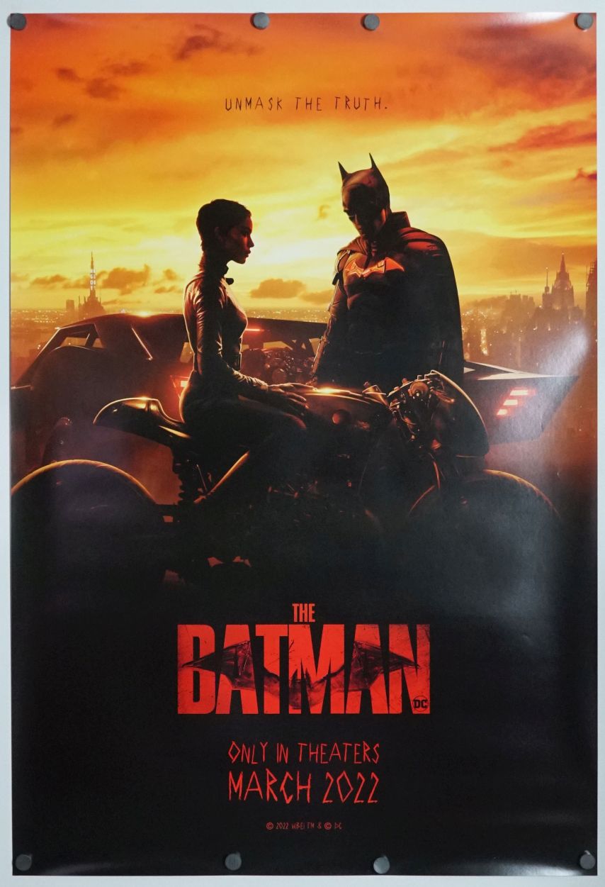 The Batman (2022) original theatrical movie poster - International Style G