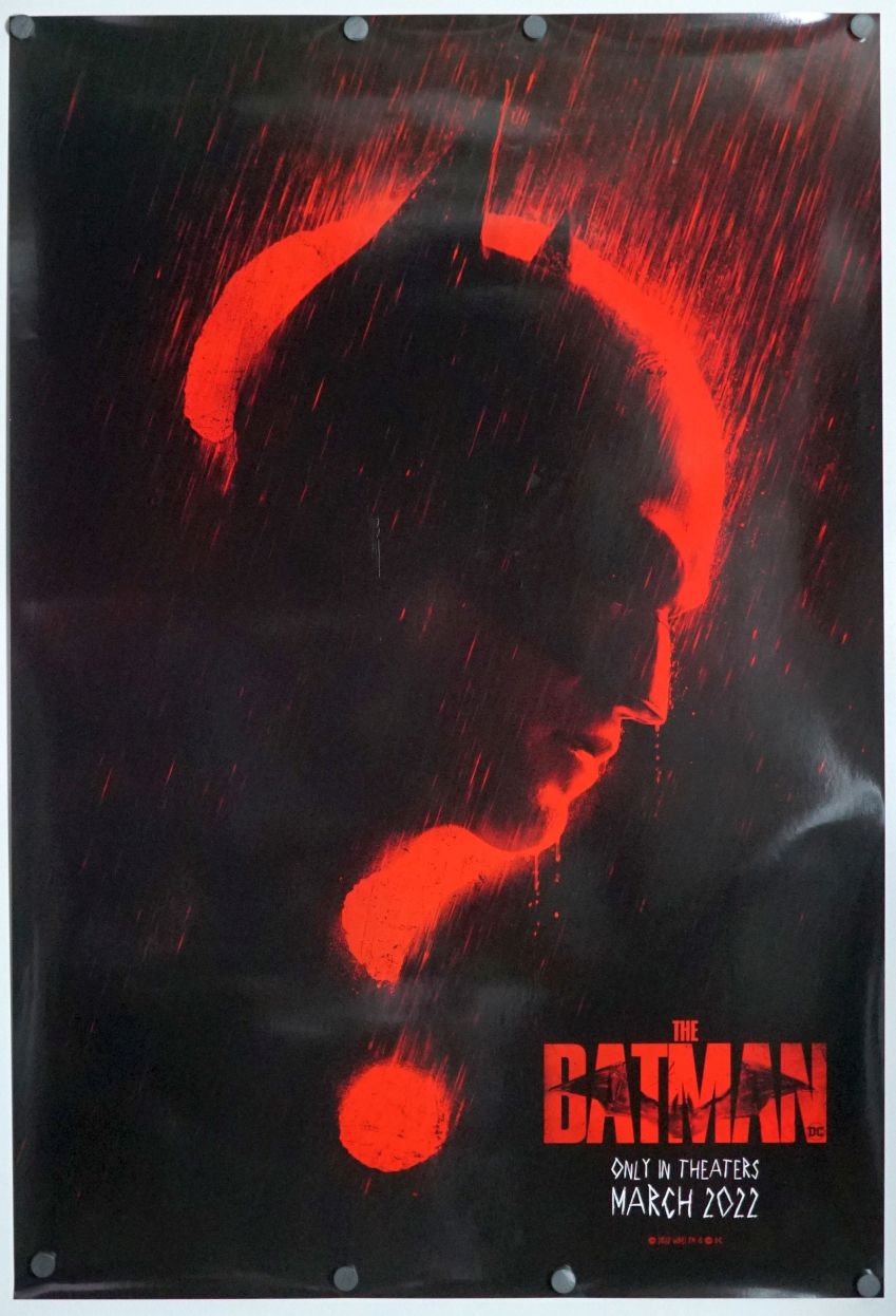 The Batman (2022) original theatrical movie poster - International Style H