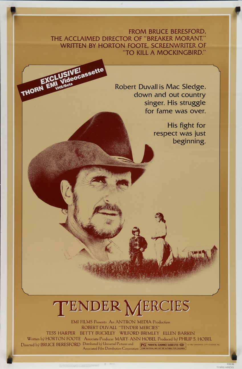 Tender Mercies (1983) original theatrical movie poster - Final