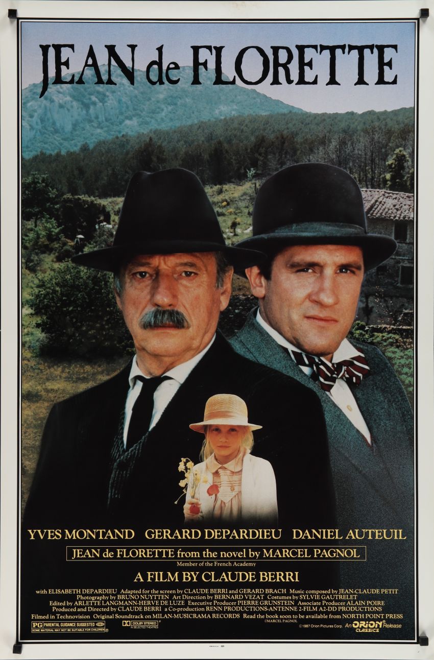 Jean de Florette (1987) original theatrical movie poster - Final