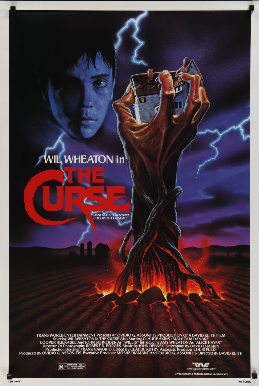 The Curse (1987) original theatrical movie poster - Final