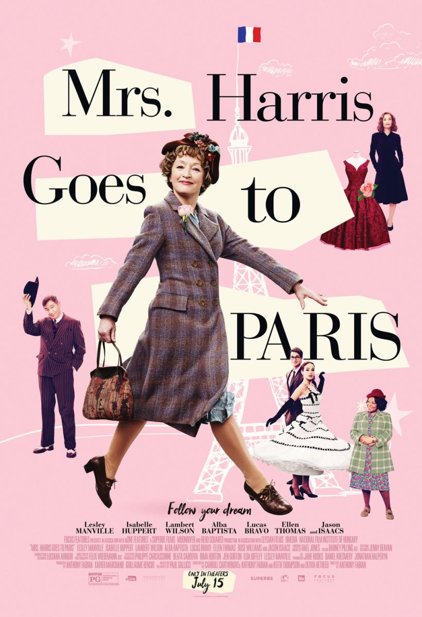 Mrs Harris Goes to Paris (2022) original theatrical movie poster - Final
