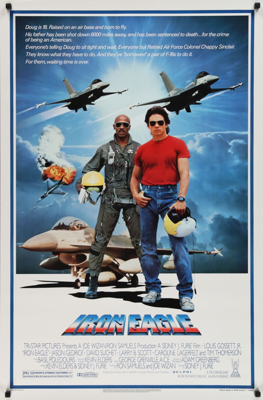 Iron Eagle (1986) original theatrical movie poster - Final