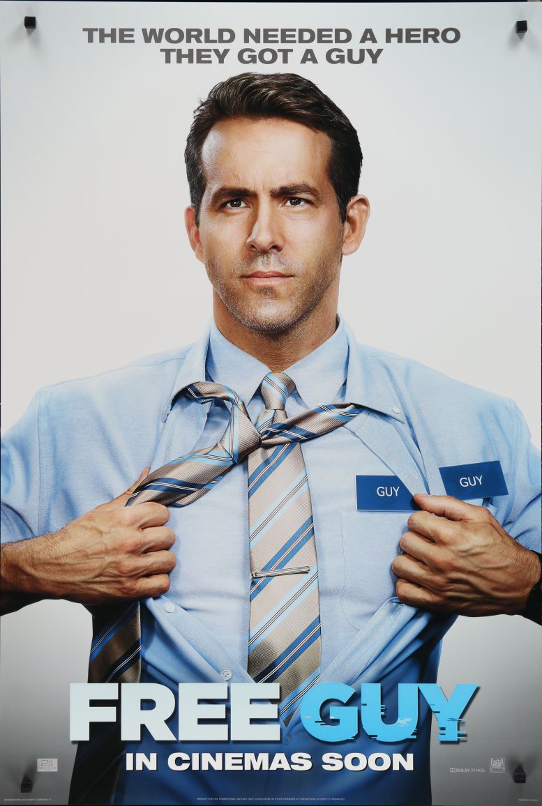 Free Guy (2021) original theatrical movie poster - International Advance