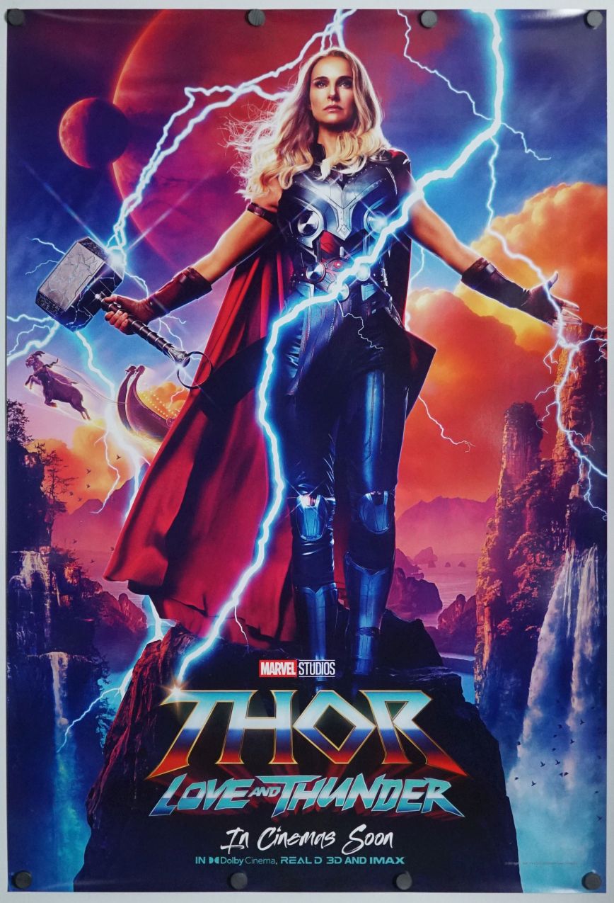 Thor: Love and Thunder (2022) original theatrical movie poster - Advance Style C