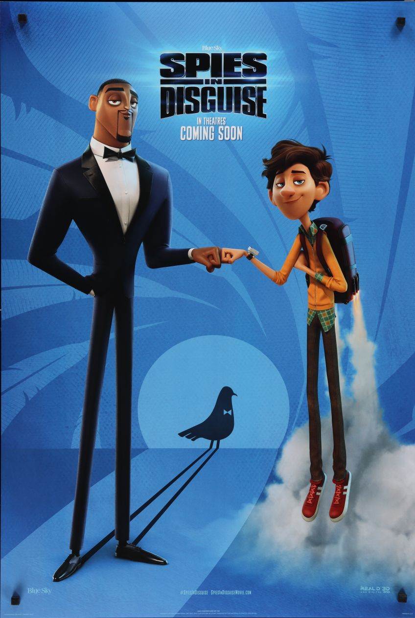 Spies in Disguise (2019) original theatrical movie poster - International Advance