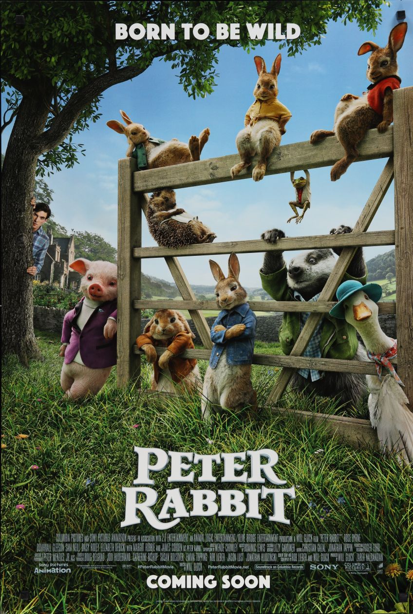 Peter Rabbit (2018) original theatrical movie poster - International