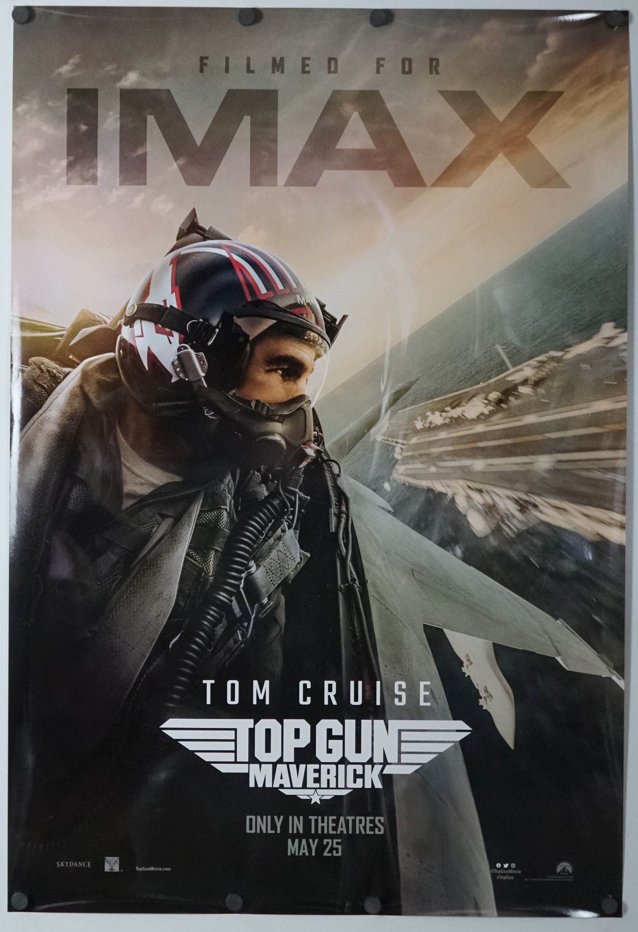 Top Gun: Maverick (2022) original theatrical movie poster - International IMAX