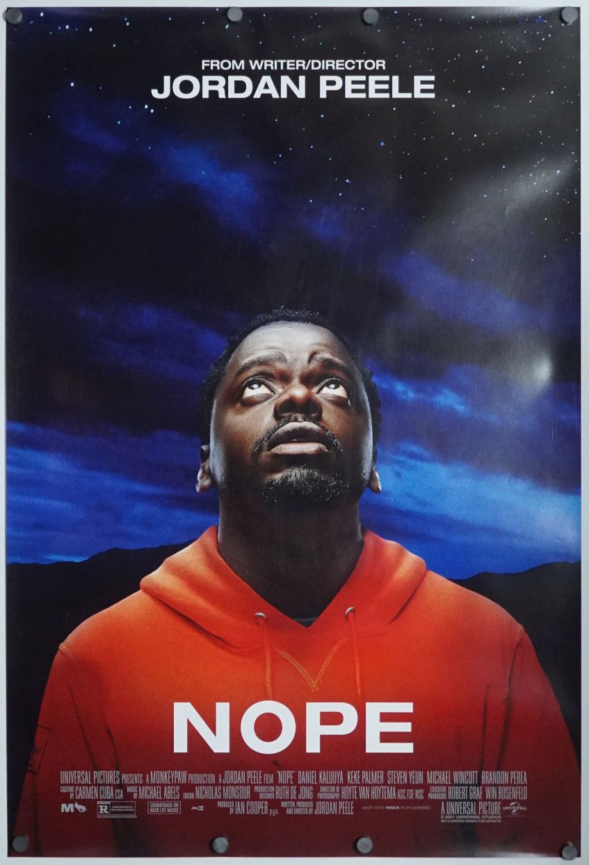 Nope (2022) original theatrical movie poster - Final