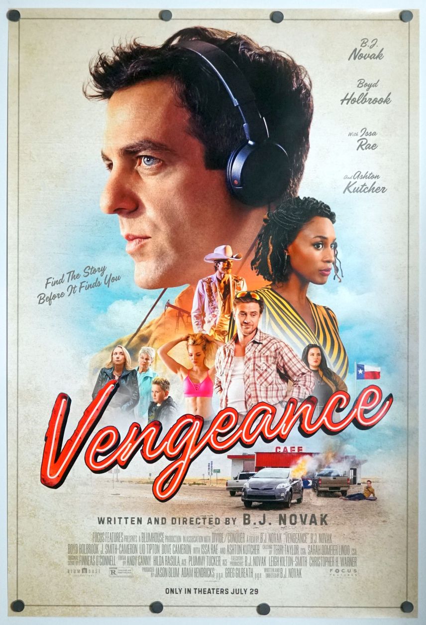 Vengeance (2022) original theatrical movie poster - Final