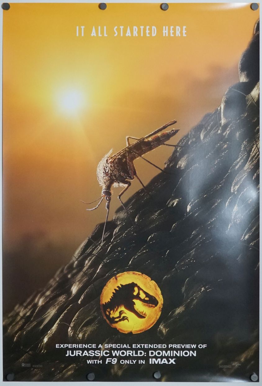 Jurassic World: Dominion (2022) original theatrical movie poster - International Style D