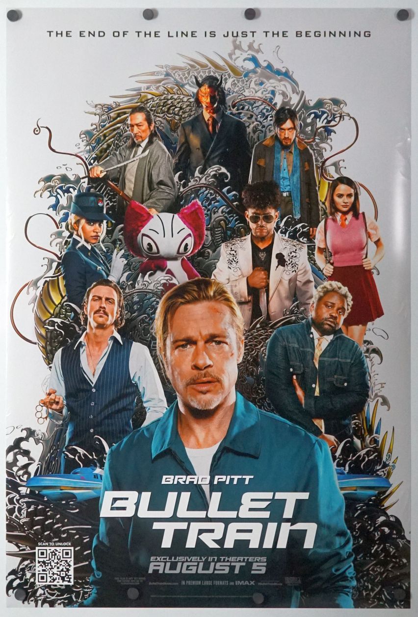 Bullet Train (2022) original theatrical movie poster - Final
