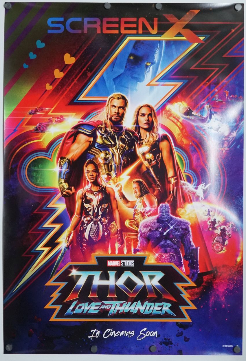 Thor: Love and Thunder (2022) original theatrical movie poster - International Style E