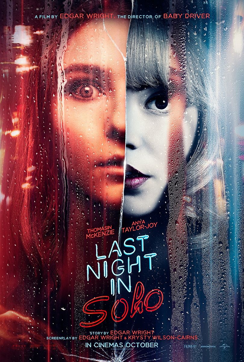 Last Night in Soho (2021) original theatrical movie poster - Advance