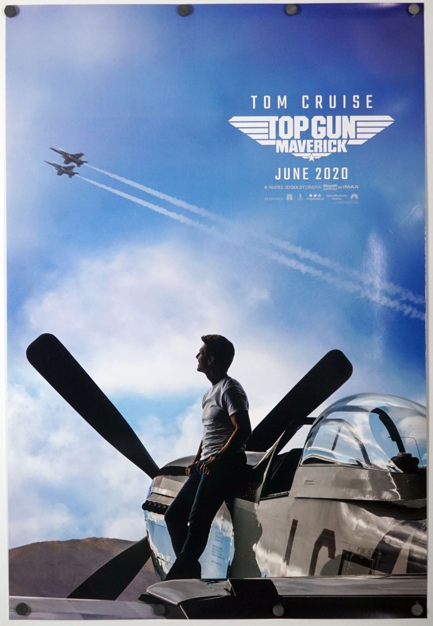 Top Gun: Maverick (2022) original theatrical movie poster - Advance Style B