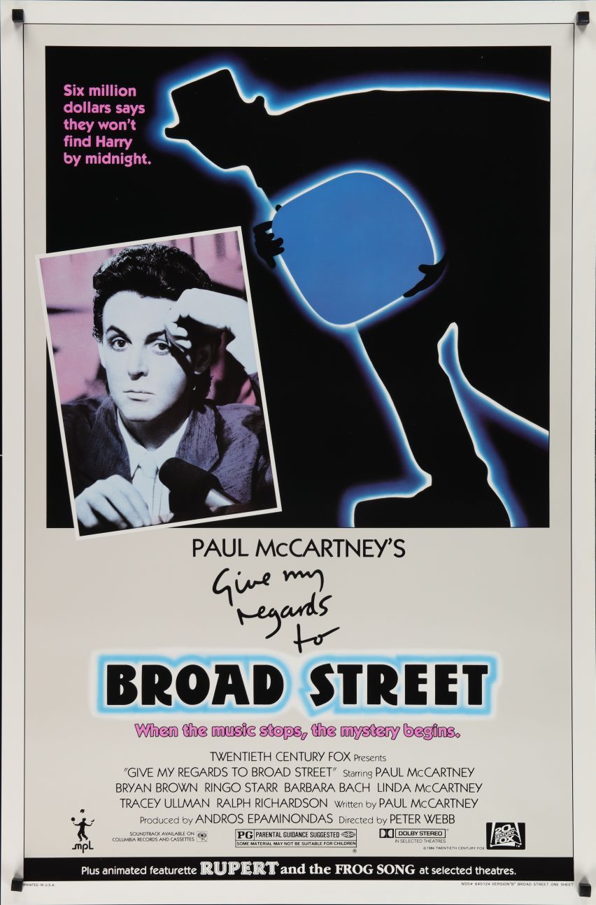 Give My Regards to Broad Street (1984) original theatrical movie poster - Final