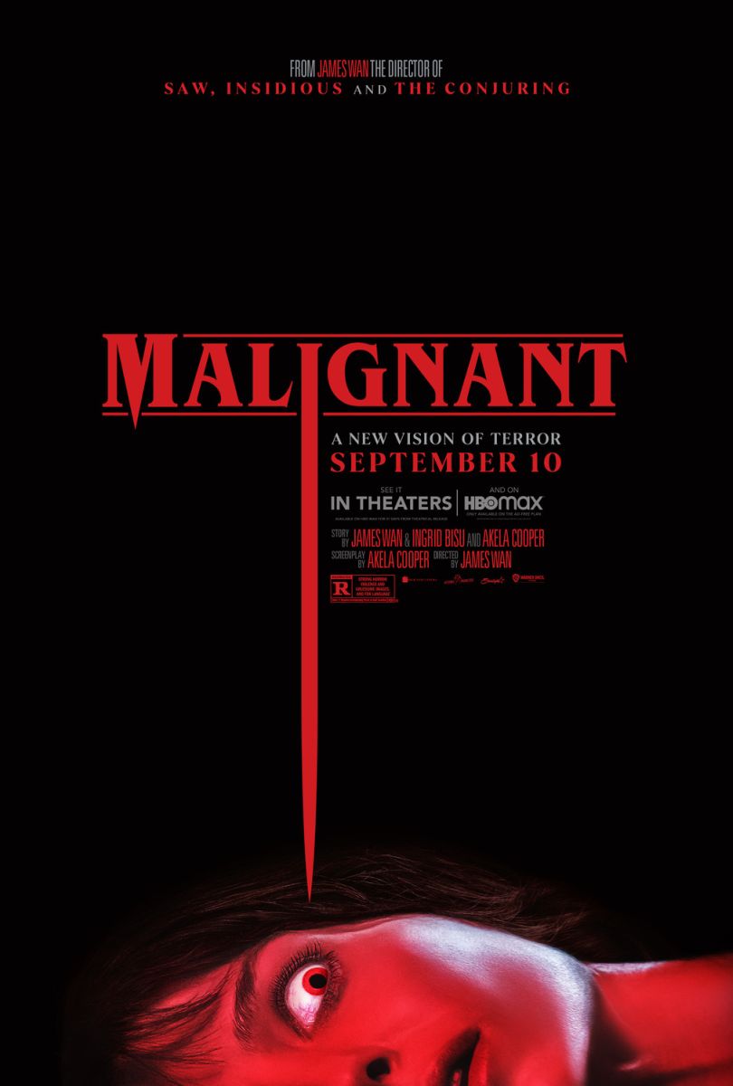 Malignant (2021) original theatrical movie poster - Final