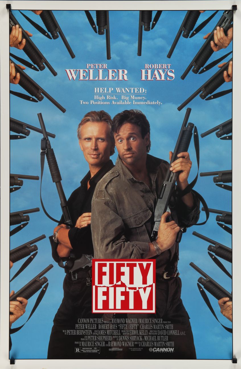 Fifty/Fifty (1993) original theatrical movie poster - Final