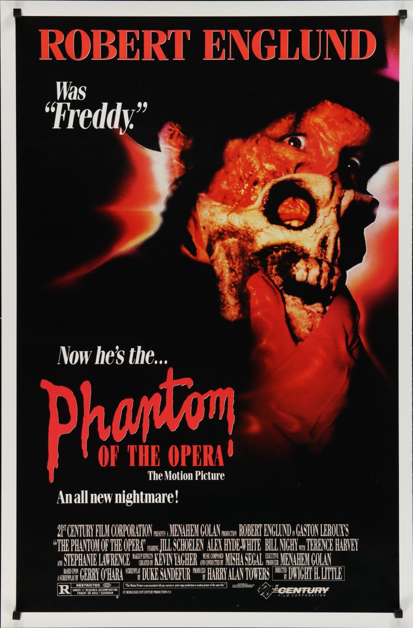 The Phantom of the Opera (1989) original theatrical movie poster - Final