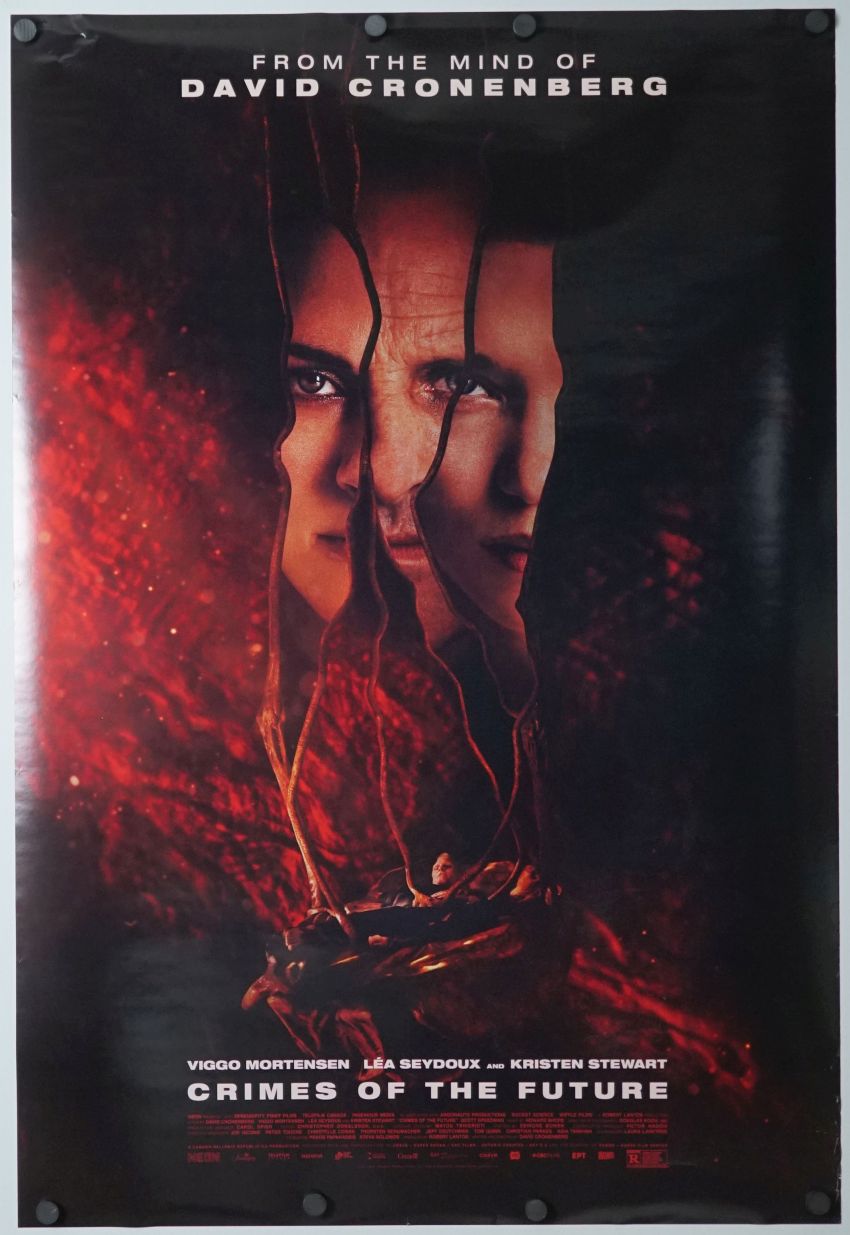 Crimes of the Future (2022) original theatrical movie poster - Final