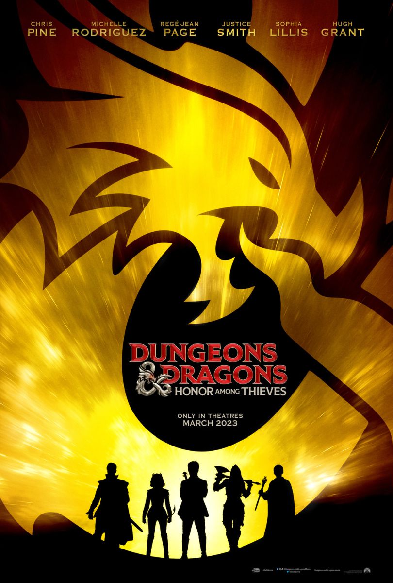 Dungeons & Dragons: Honor Among Thieves (2023) original theatrical movie poster - Advance