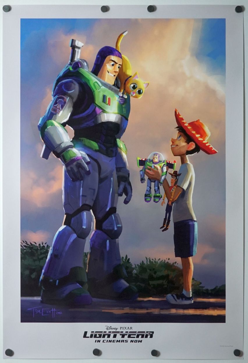 Lightyear (2022) original theatrical movie poster - International Advance D