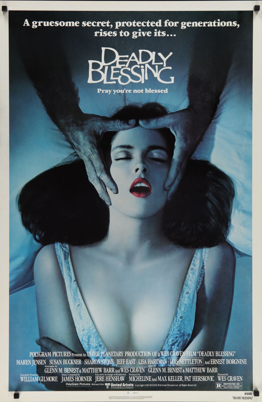 Deadly Blessing (1981) original theatrical movie poster - Final