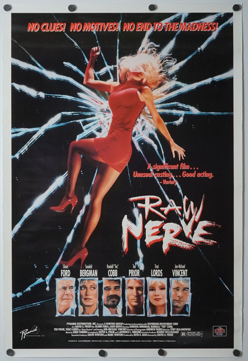 Raw Nerve (1991) original theatrical movie poster - Final
