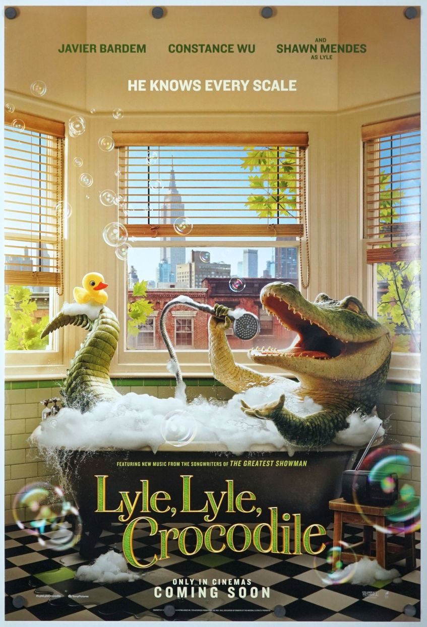 Lyle, Lyle, Crocodile (2022) original theatrical movie poster - International Advance