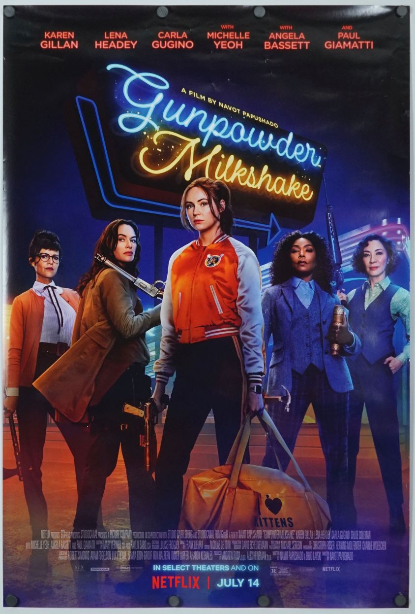 Gunpowder Milkshake (2021) original theatrical movie poster - Final