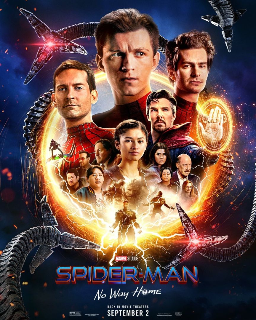 Spider-Man: No Way Home (2022) original theatrical movie poster - Re-Release