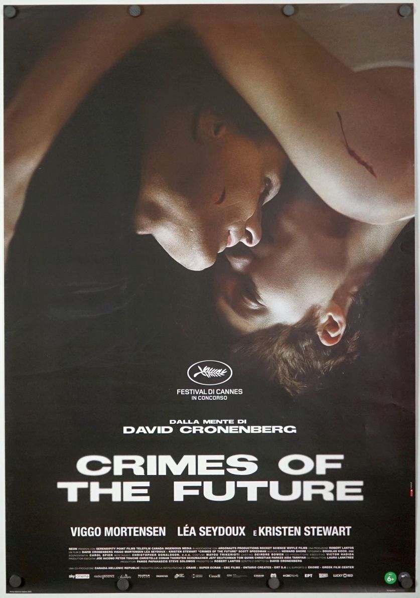 Crimes of the Future (2022) original theatrical movie poster - Final