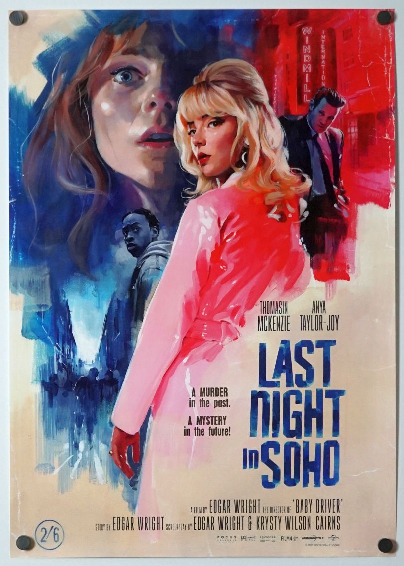 Last Night in Soho (2021) original theatrical movie poster - Final