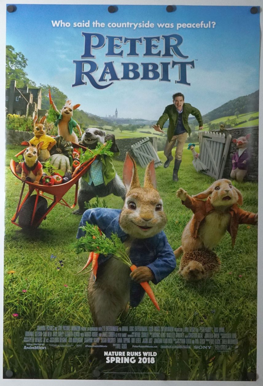 Peter Rabbit (2018) original theatrical movie poster - International Final