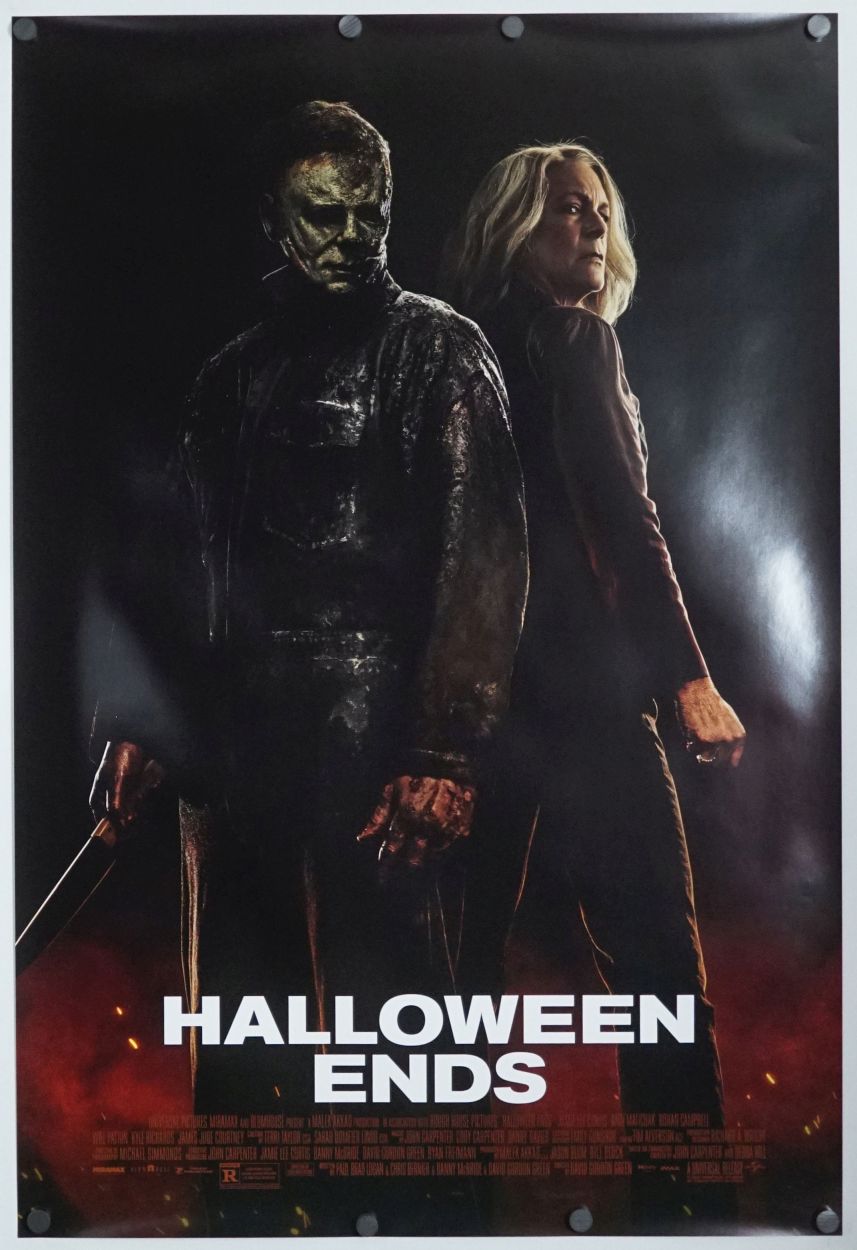 Halloween Ends (2022) original theatrical movie poster - Final