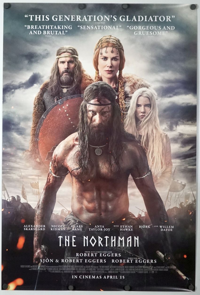 The Northman (2022) original theatrical movie poster - Final