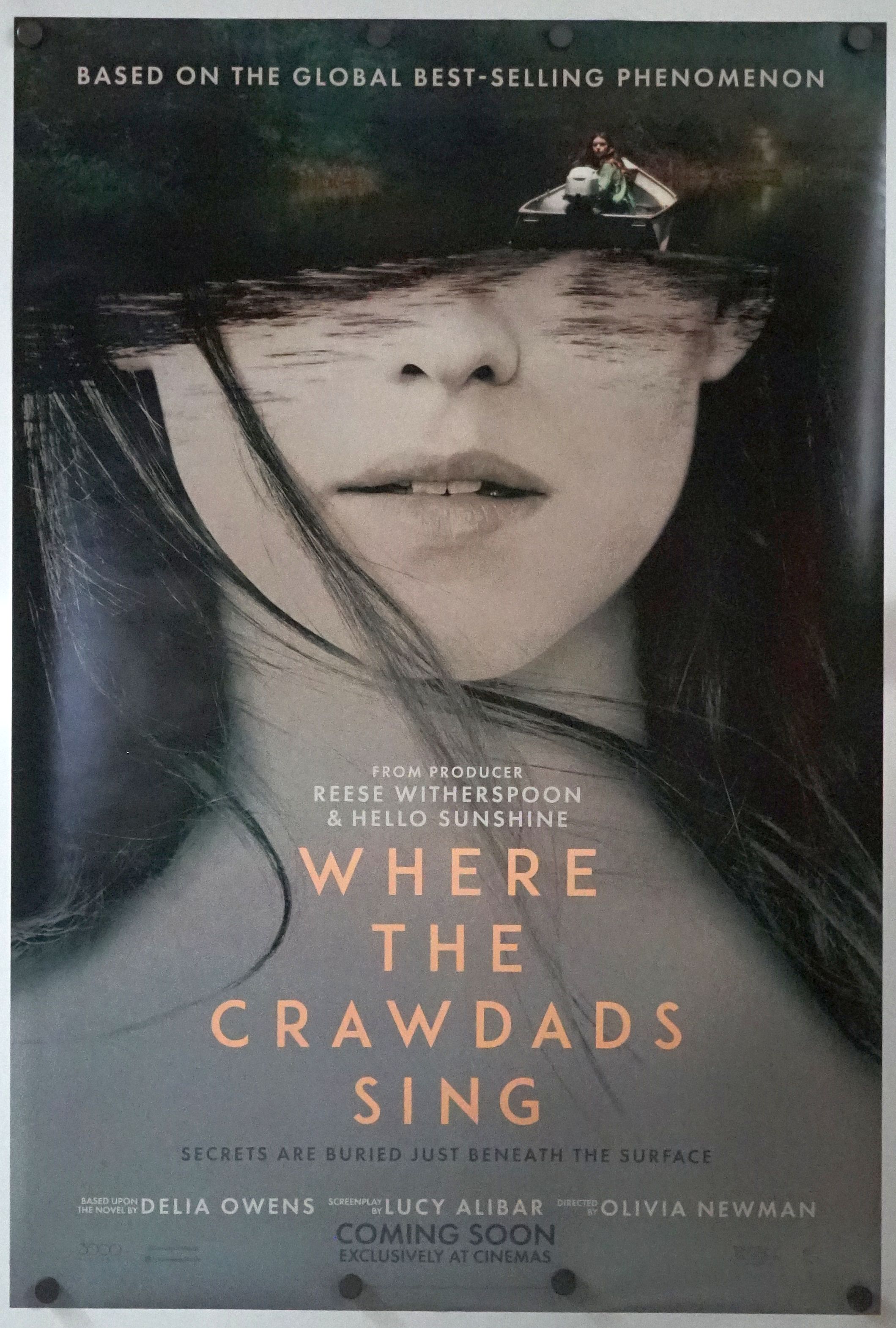 Where the Crawdads Sing (2022) original theatrical movie poster - International Advance