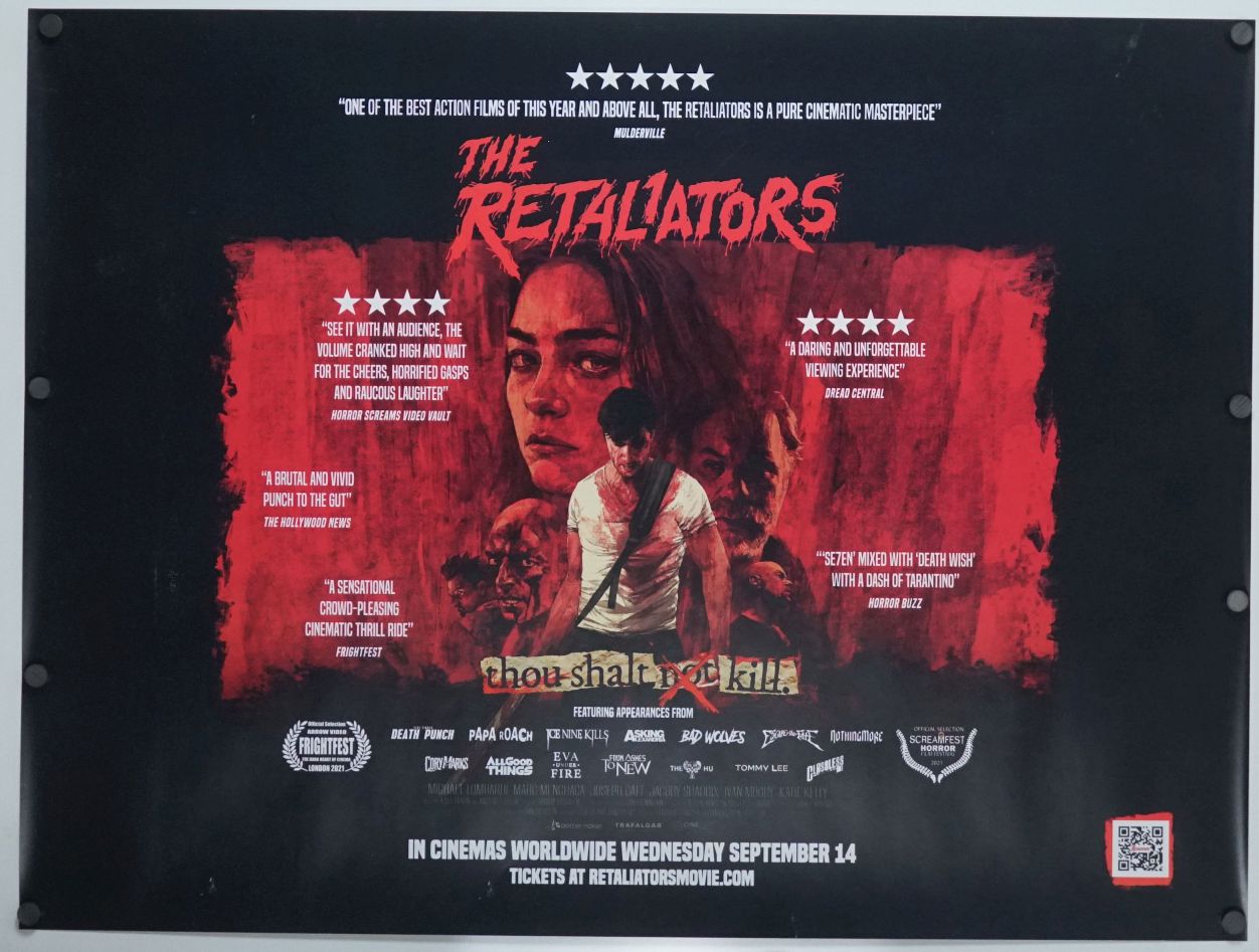 The Retaliators (2022) original theatrical movie poster - Final