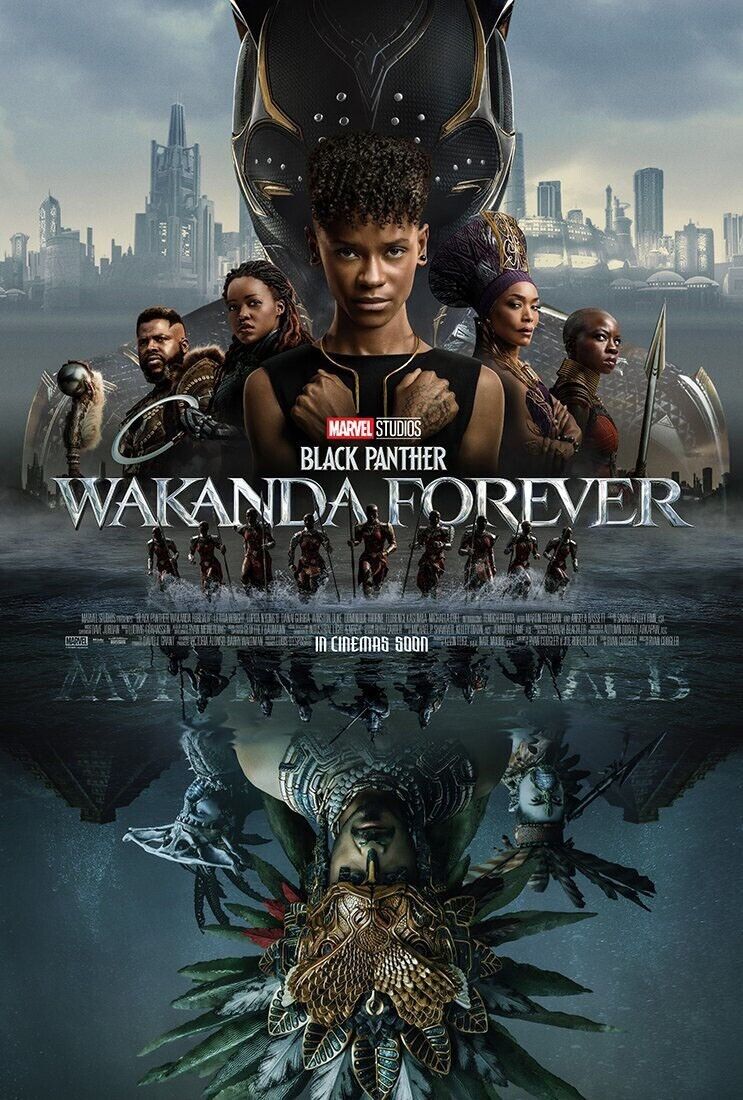 Black Panther: Wakanda Forever (2022) original theatrical movie poster - International Final