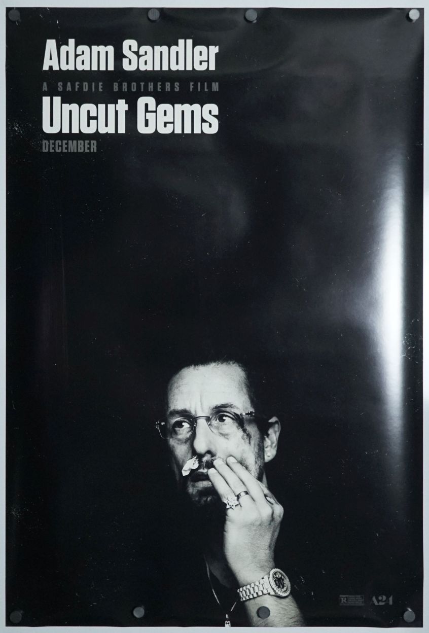 Uncut Gems (2019) original theatrical movie poster - Advance