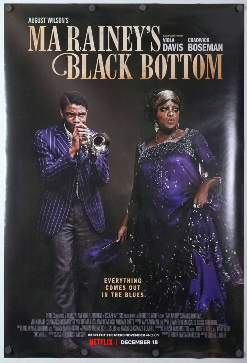 Ma Rainey's Black Bottom (2020) original theatrical movie poster - Final