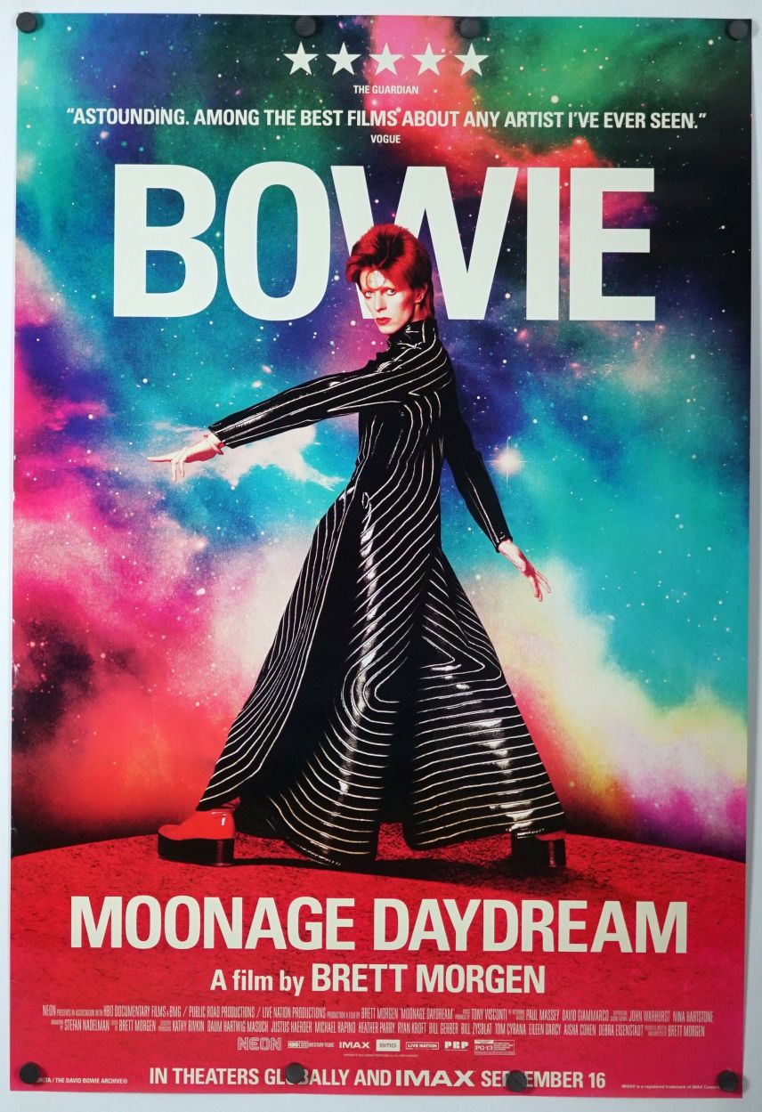 Moonage Daydream (2022) original theatrical movie poster - Final