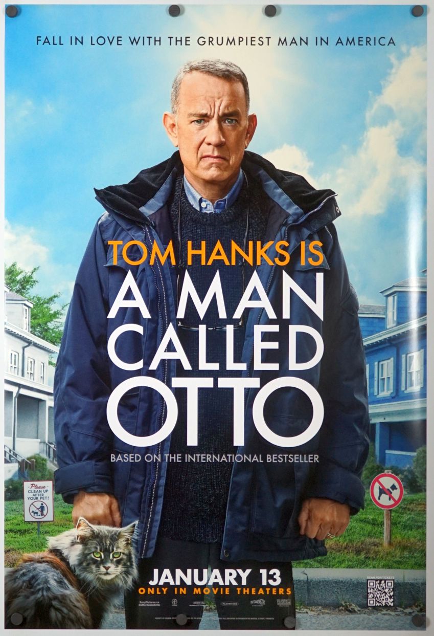 A Man Called Otto (2022) original theatrical movie poster - Advance