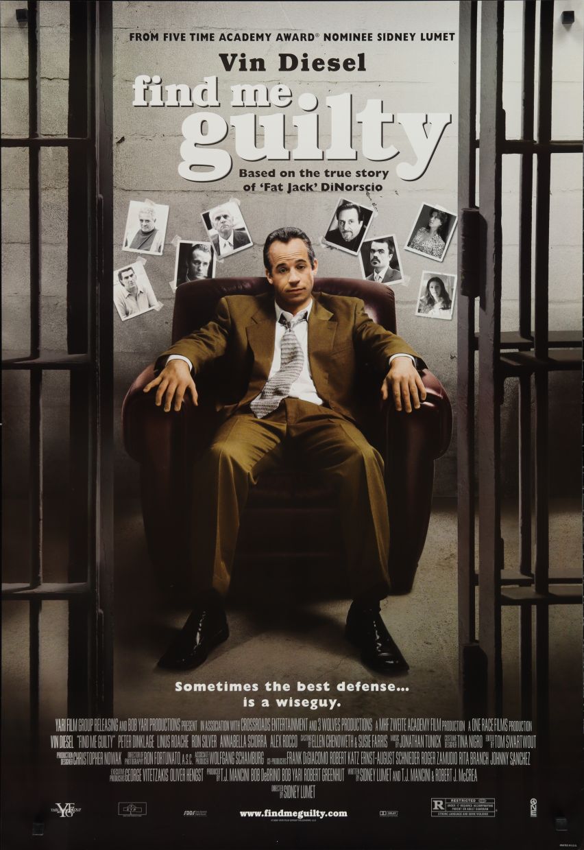 Find Me Guilty (2006) original theatrical movie poster - Final