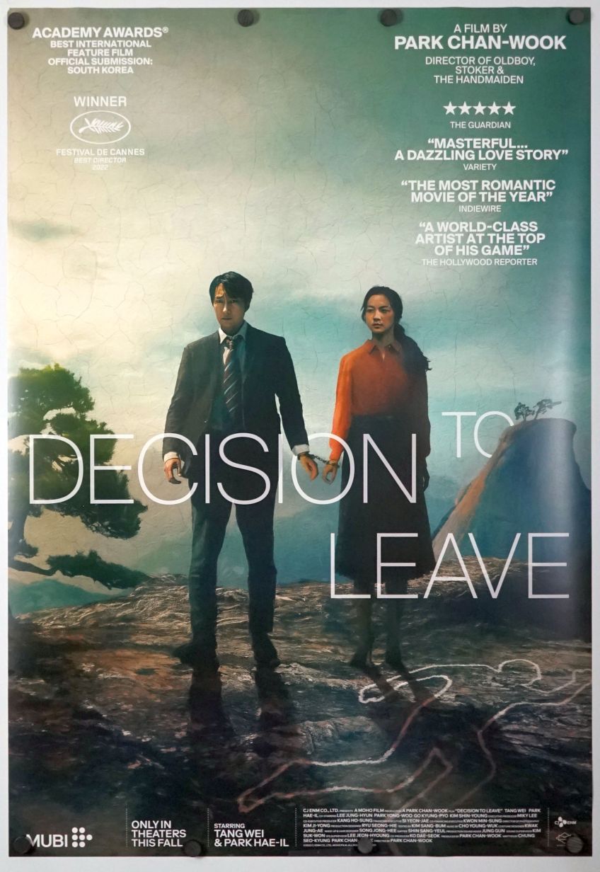 Decision to Leave (2022) original theatrical movie poster - Final