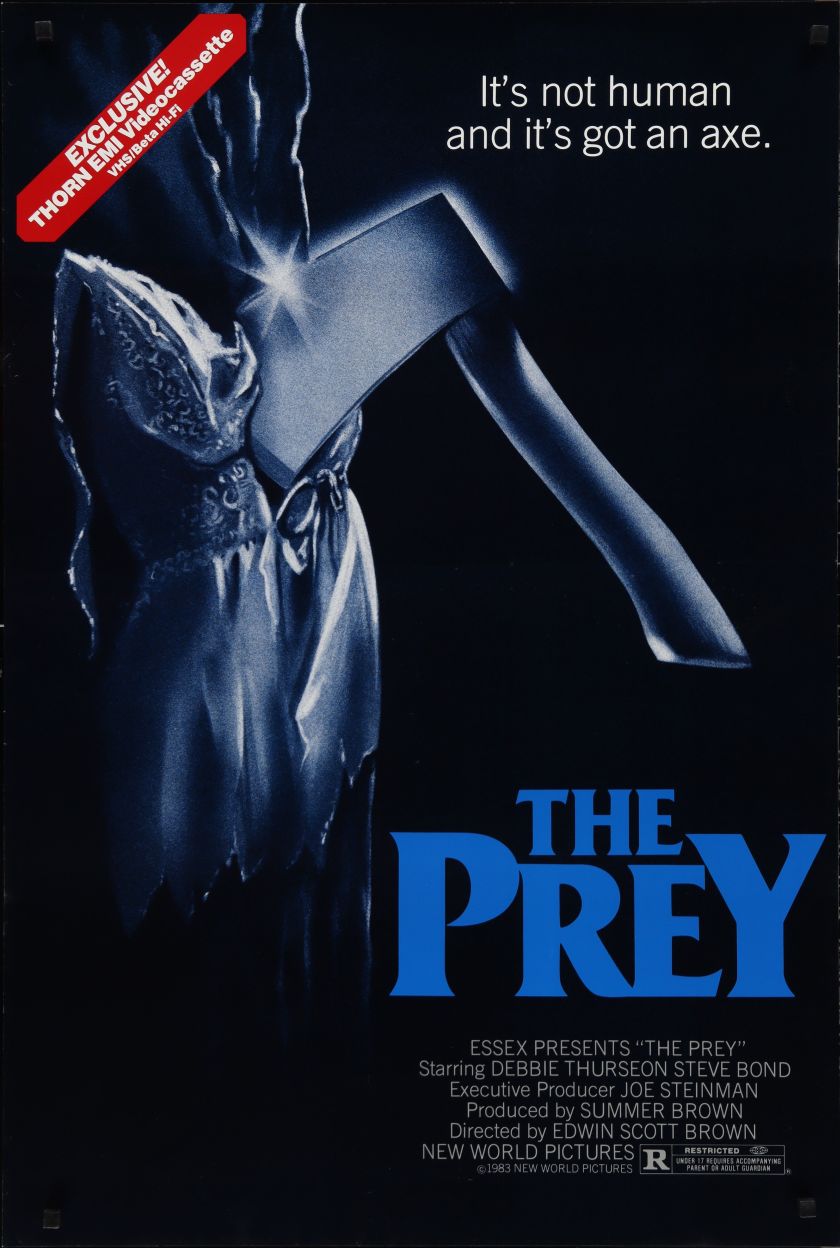 The Prey (1983) original theatrical movie poster - Video