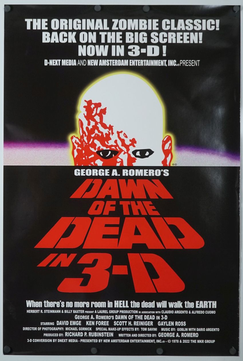 Dawn of the Dead (2022) original theatrical movie poster - Re-Release