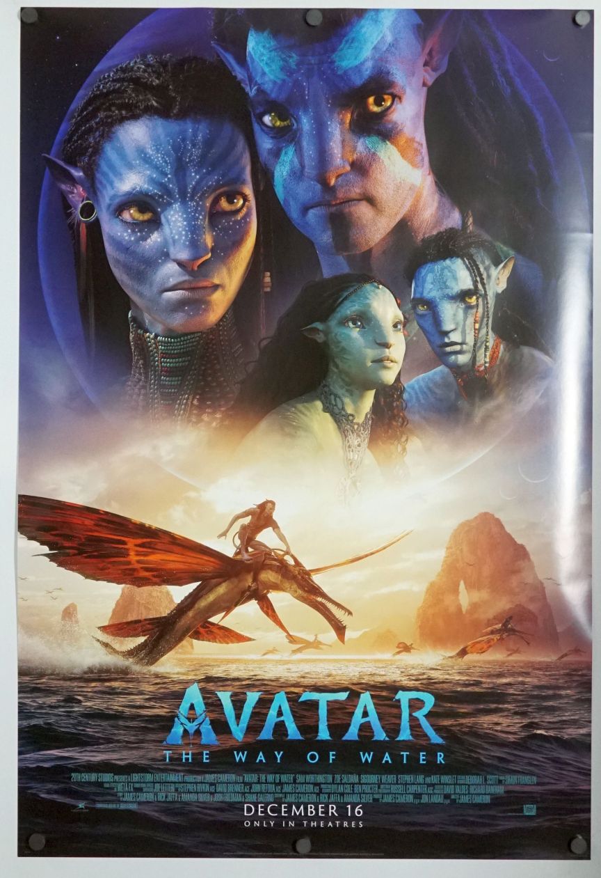 Avatar 2 (2022) original theatrical movie poster - Final